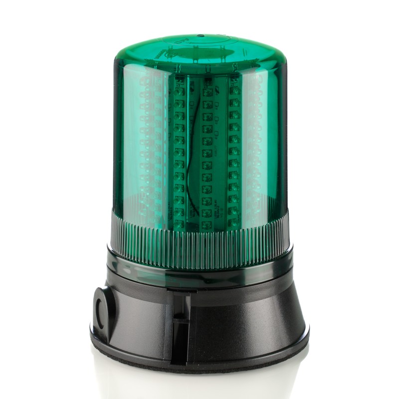 1 pcs - Moflash LED400 Series Green Multiple Effect Beacon, 70 - 265 V, Surface Mount, LED Bulb, IP65