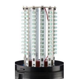 1 pcs - Moflash LED400 Series Green Multiple Effect Beacon, 70 - 265 V, Surface Mount, LED Bulb, IP65