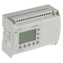 1 pcs - Mitsubishi Alpha 2 Series Logic Module, 24 V dc Supply, Relay Output, 8-Input, Analogue Input