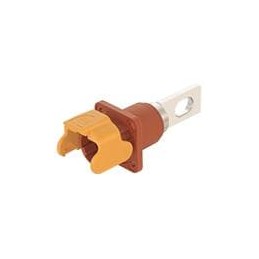 1 pcs : 09930010324 - Heavy Duty Power Connectors Han S Bulkhead Mount Housing red M20 w/ male contact busbar