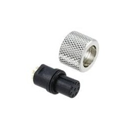 1 pcs : 858-008-203RSU4 - Circular Metric Connectors M12 8 Pos F Sold cup Cbl mnt UnSHIELD