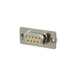 1 pcs : 772-E09-203R011 - D-Sub Standard Connectors IP67,9P FEM SCUP NI W/CLINCH NUT 1