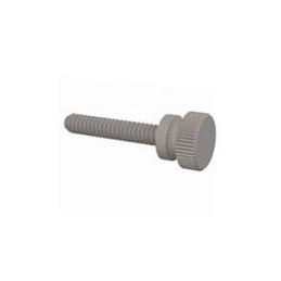 1 pcs : 090632075T - Screws & Fasteners Knurled Thumb Screw, 6-32 Thread, 3/4 Lg, Natural, Nylon