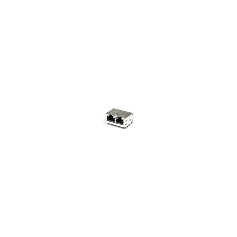 1 pcs : 93826-3006 - Modular Connectors / Ethernet Connectors MXMAG DUAL PORT 8 CORE GIG W/ LED