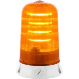 1 pcs - RS PRO Amber Multiple Effect Beacon, 12 - 24 V, Base Mount, LED Bulb, IP65