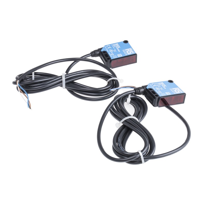 1 pcs - RS PRO Through Beam Photoelectric Sensor, Block Sensor, 20 m Detection Range