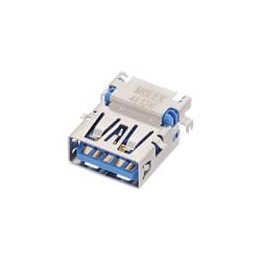 1 pcs : 48397-0003 - USB Connectors USB 3.0 F/A RVS RA REC CH-1.75 15u'
