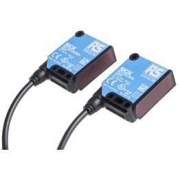 1 pcs - RS PRO Through Beam Photoelectric Sensor, Block Sensor, 20 m Detection Range