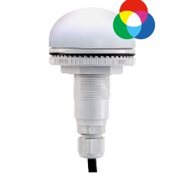 1 pcs - RS PRO Blue, Green, Purple, Red, White, Yellow Steady Beacon, 24 V, Panel Mount, LED Bulb, IP66