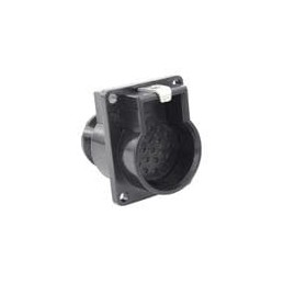 1 pcs : MBG19R11 - Standard Circular Connector 19P PANEL MNT SOCKET RECEPT BANTAMATE II