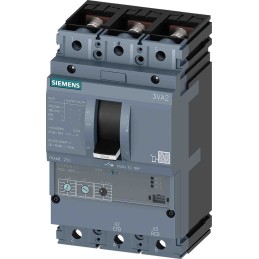 1 pcs - Siemens, SENTRON MCCB 3P 160A, Breaking Capacity 55 kA, Fixed Mount