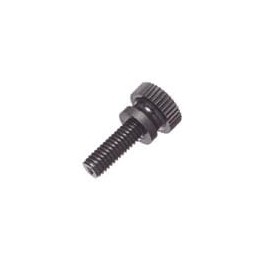 1 pcs : 091032050TB - Screws & Fasteners Knurled Thumb Screw, 10-32 Thread, 1/2 Lg, Black, Nylon