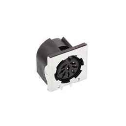 1 pcs : 5212047-1 - Circular DIN Connectors C-DIN 08P REC R/A T/H