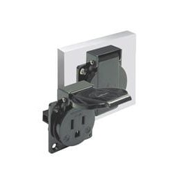 1 pcs : PMRGR - AC Power Entry Modules PNL MNT RECPT GRN 36.5 X 61.5 X 50