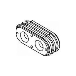1 pcs : 12085024 - Automotive Connectors SEAL MP ORG 2W OVAL CBL