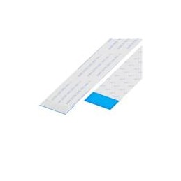 1 pcs : 05-20-D-0228-A-4-06-4-T - FFC / FPC Jumper Cables 0.5mmP. FlatFlexCble, 20Contact, Conductor OppSide, Len228mm/9in, Tin 