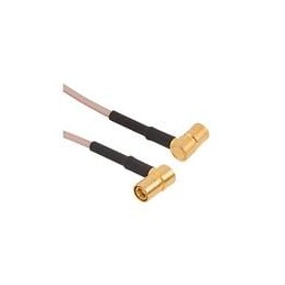 1 pcs : 145104-01-12.00 - RF Cable Assemblies SMB R/A Plug to R/A Plug RG316 12in