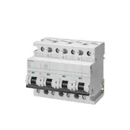 1 pcs - Siemens SENTRON 5SP4 MCB, 4P, 125A Curve C, 400V AC
