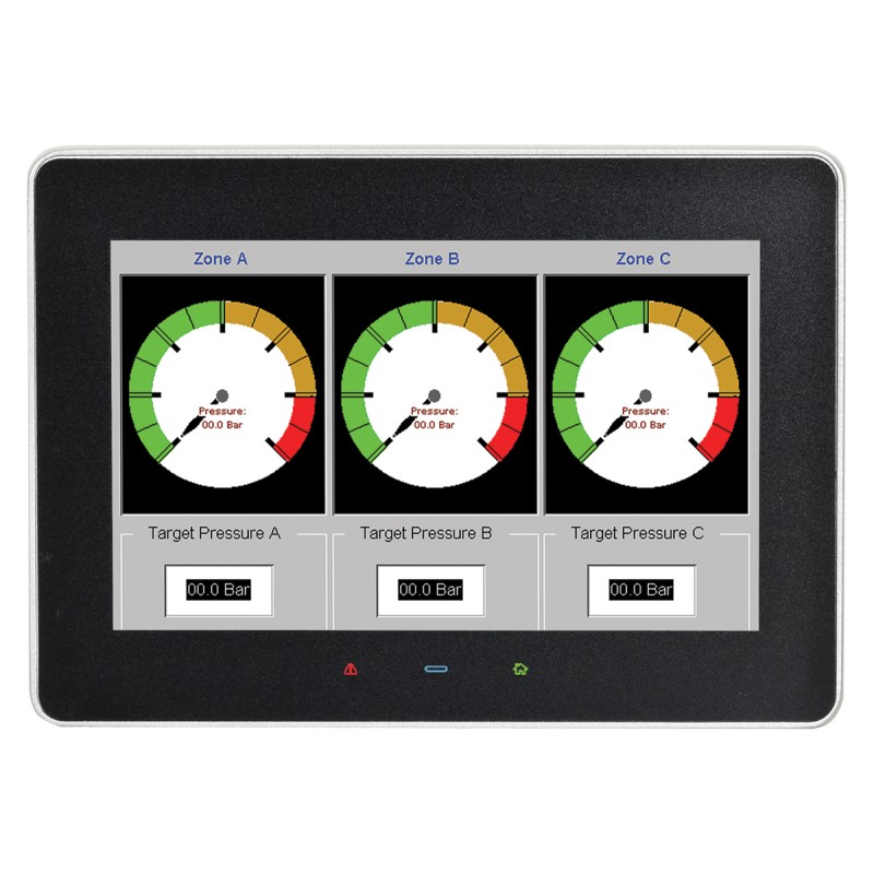 1 pcs - Red Lion GRAPHITE Series Programmable Touch Screen HMI - 7 in, TFT Display, 800 x 480pixels