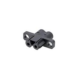 1 pcs : 215511-3121 - Power to the Board PowerWize BMI 3.40mm, 2-circuit, Black Panel Mount Receptacle Housing in Bag