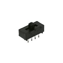 1 pcs : L202021MA04Q - Slide Switches DPDT R/A PTH AG