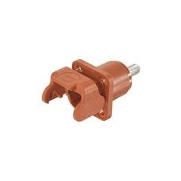 1 pcs : 09930010302 - Heavy Duty Power Connectors HanS BlkhdMountHouse Red M20