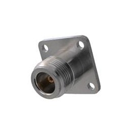 1 pcs : 138-4701-607 - RF Connectors / Coaxial Connectors 4-HOLE FLANGEMNTJACK RECEPTACLE