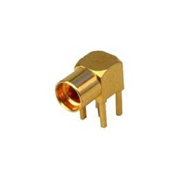 1 pcs : 135-9701-311 - RF Connectors / Coaxial Connectors MMCX Non-Mag Jack R/A PCB Mount