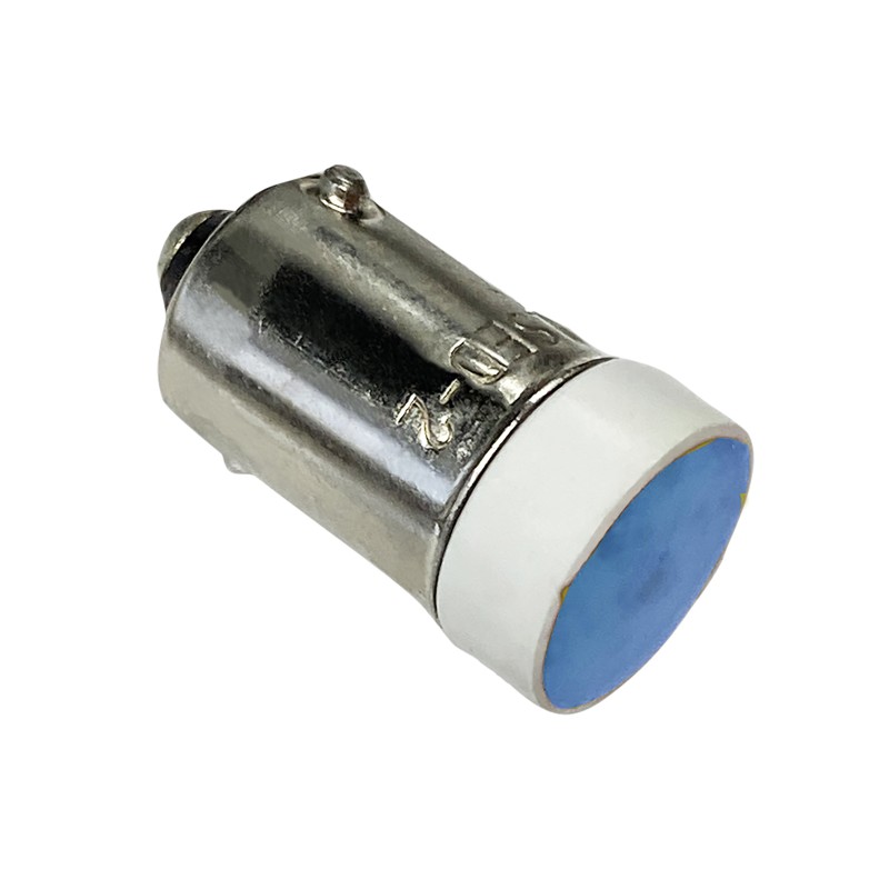 1 pcs - Idec Blue LED Indicator Lamp, 24V, BA9 Base, 10.6mm Diameter, 200mcd