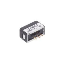 1 pcs : 25136NLDB - Slide Switches ON - ON GOLD FLUSH