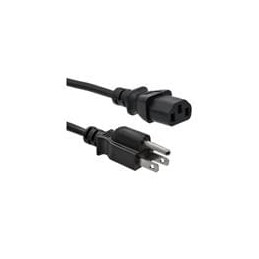 1 pcs : PC-ABK020M - AC Power Leads NEMA 5-15P to C13 2M Black
