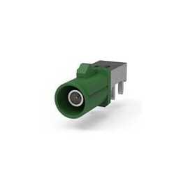 1 pcs : R197.160.E28 - RF Connectors / Coaxial Connectors Right-angle die-cast Fakra PCB 5mm pitch coding E