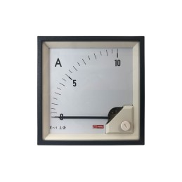 1 pcs - RS PRO Analogue Panel Ammeter 10 (Input)A AC, 92mm x 92mm, 1 % Moving Iron