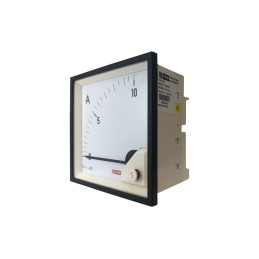 1 pcs - RS PRO Analogue Panel Ammeter 10 (Input)A AC, 92mm x 92mm, 1 % Moving Iron