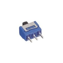 1 pcs : 8SS1022-Z - Slide Switches SPDT, ON-OFF-ON, slide, straight PC terminals, 6A @ 125V AC