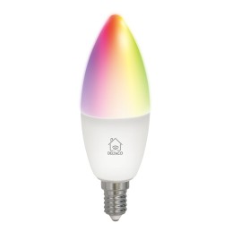 1 pcs - Deltaco 5 W E14 LED Smart Bulb, Cool White, RGB, Warm White