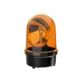 1 pcs - Werma 883 Series Yellow Rotating Beacon, 115 V, 230 V, Base Mount, LED Bulb, IP65