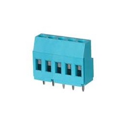 1 pcs : TB009-508-05BE - Fixed Terminal Blocks Terminal block, screw type, 5.08 , horizontal, 5 poles, CUI Blue, slotted screw, 