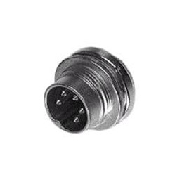 1 pcs : T3402-100 - Circular DIN Connectors MALE RECEPTACLE 6 WAY
