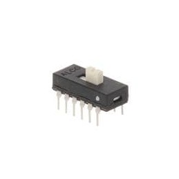 1 pcs : ASE42G04 - Slide Switches 4PDT 4POS EXT SIDE T/H SLIDE SWITCH