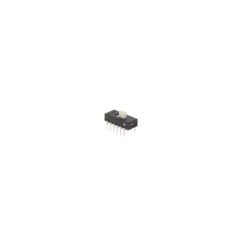 1 pcs : ASE42G04 - Slide Switches 4PDT 4POS EXT SIDE T/H SLIDE SWITCH