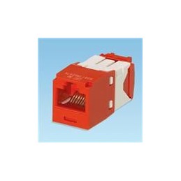 1 pcs : CJ5E88TGRD-24 - Modular Connectors / Ethernet Connectors Mini-Com Mod Cat 5e UTP 8 pos 8 wi