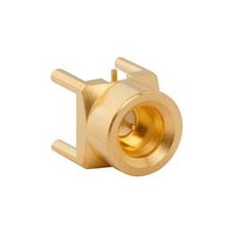 1 pcs : SMP-MSLD-PCT-4 - RF Connectors / Coaxial Connectors SMP Strgt PCB Jack Limited Detent