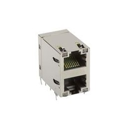 1 pcs : 0895-2C1R-GK - Modular Connectors / Ethernet Connectors MagJack ICM 2x1 1GBase-T 30W PoE