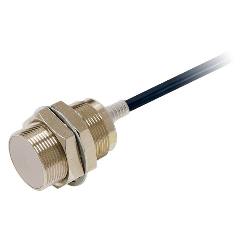 1 pcs - Omron Inductive Barrel-Style Inductive Proximity Sensor, M12 x 1, 4 mm Detection, PNP Output, IP67, IP67G, IP69K