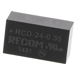 1 pcs - Recom LED Driver, 2 - 35V dc Output, 350mA Output, Constant Current Dimmable