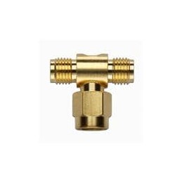 1 pcs : 72969 - RF Adapters - Tee SMA T TYPE, JACK (F) / PLUG(M) / JACK (F)