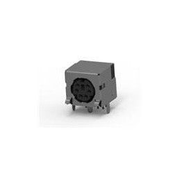 1 pcs : 5750071-1 - Circular DIN Connectors 6 P W FRONT PNL GND