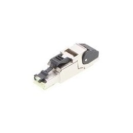 1 pcs : 130047-8010 - Modular Connectors / Ethernet Connectors FA RJ45 CAT6A 8P MA STR SHLD IPC AWG26