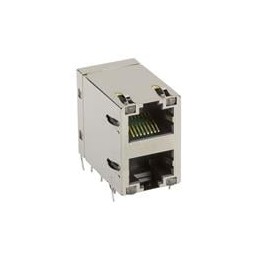 1 pcs : 0895-2C1R-GVH - Modular Connectors / Ethernet Connectors MagJack ICM 2x1 1GBase-T 60W PoE